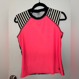 Body Glove Women's Neon Pink Short Sleeve Rash Guard